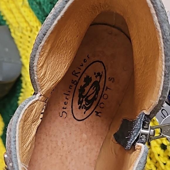 NEW! Sterling River Leather Ankle Zip-Up Boots! Made in Mexico!! 🇲🇽 - Picture 13 of 14